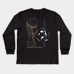 Foot ball world cup Kids Long Sleeve T-Shirt